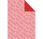 CARTON DÉCOR, Paquet de 40 feuilles 160g/m2 au format 25x35cm - Amour - Multicolore