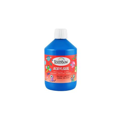 ACRYLIQUE MATE 500 ML BLEU CLAIR - Bleu clair