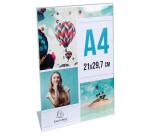 Porte-visuel, A4 portrait, incliné