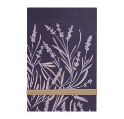 Jardin des Sens, Bloc shopping 8 x 12 cm, 50 feuillets unis détachables, fermeture à élastique, ass.