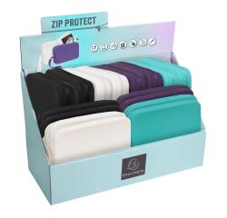 Exacompta Titane Silicone Display Stand, 16 Pockets - Assorted colours