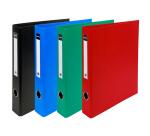 Classeur rembordé PVC 4 anneaux en D de 40mm en 3ème de couverture - A4 maxi