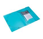 Chemise à élastique 3 rabats polypropylène recyclé Pop'N Co - Couleurs assorties