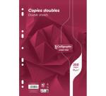 Copies doubles 7000 sous film A4 200 pages perforées petits carreaux 70 g