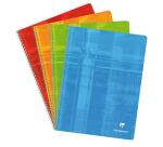 Cahier reliure intégrale 24x32 cm 180 pages grands carreaux - Assortis