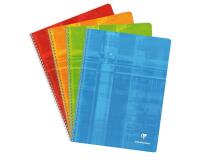 Cahier reliure intégrale 24x32 cm 180 pages grands carreaux - Assortis