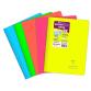 Cahier reliure intégrale enveloppante Koverbook Neon A4 160 pages ligné couverture polypropylène opaque - Assortis