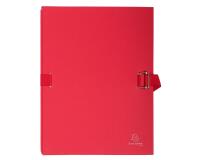 Chemise dos extensible avec rabat papier - 24x32cm - Rouge