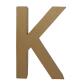 Lettre K fantaisie - Kraft