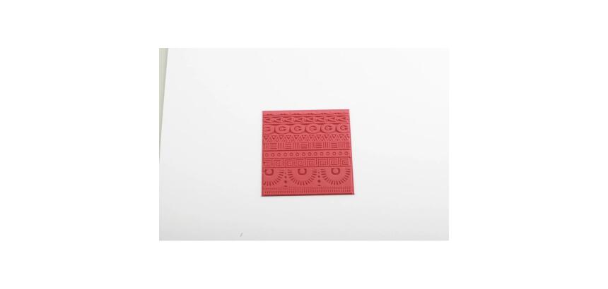 Cernit plaque de texture Geometrics - Gris