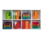 Pack 4 letter tray COMBO harlequin gl tr - Assorted colours
