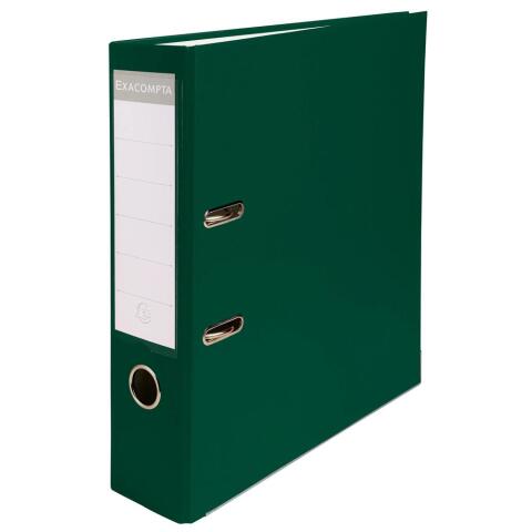 Archivador de palanca Exacompta polipropileno A4 lomo 80mm - Verde oscuro