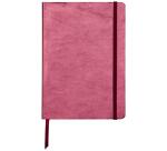CUIRISÉ Carnet souple A5, 144 pages lignées - Cerise