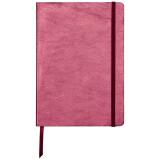 CUIRISÉ Carnet souple A5, 144 pages lignées - Cerise