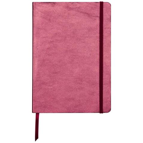 CUIRISÉ Carnet souple A5, 144 pages lignées - Cerise