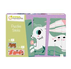Puzzles Sticks, Animaux de la forêt - Multicolore