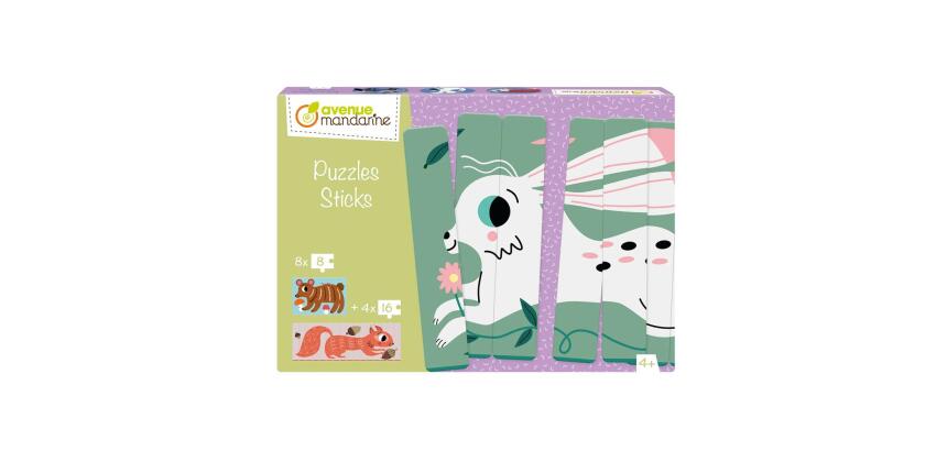 Puzzles Sticks, Animaux de la forêt - Multicolore
