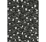 772 - Pochette 20 feuilles Décopatch - Noir