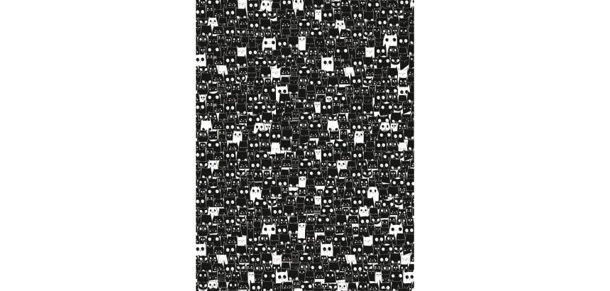 772 - Pochette 20 feuilles Décopatch - Noir