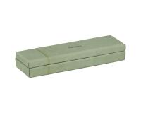 Rhodiarama plumier simili cuir italien 21x5,5x3 cm - Céladon