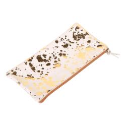 COSMICUIR LISSE Trousse plate 22x11cm - Doré