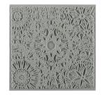Cernit plaque de texture Mandala - Gris