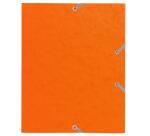 Chemise à élastique 3 rabats carte lustrée 400gm2 - format scolaire 17x22cm - Couleurs assorties