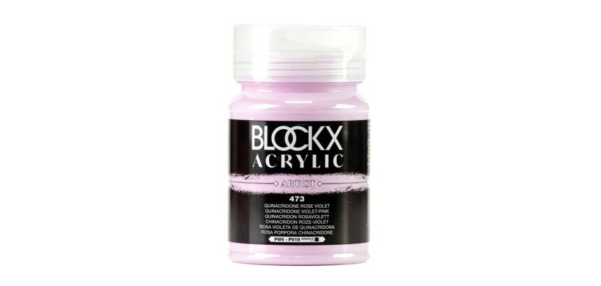 Peinture acrylique fine pot 500ml - Quinacridone rose violet