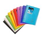 Carnet dessin/croquis reliure intégrale enveloppante Koverbook A6 100 pages papier blanc 125 g couverture polypropylène transparent - Assortis