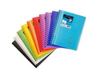 Carnet dessin/croquis reliure intégrale enveloppante Koverbook A6 100 pages papier blanc 125 g couverture polypropylène transparent - Assortis