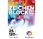 Bloc Zeichenblock encollé 25F A4 120g