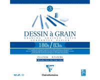 Dessin à Grain bloc collé 30F 21x21cm 180g