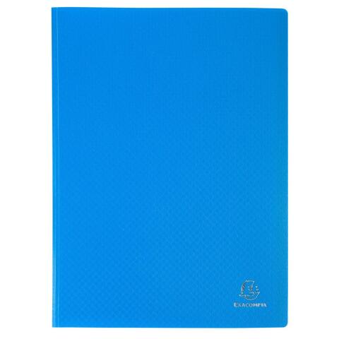 Carpetas de fundas Polipropileno Opak semi-rígido 5/10º - (Vistas: 160 Fundas: 80) - 24x32 cm para A4 - Azul claro
