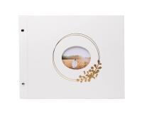 Álbum de fotografías para boda RINGFLOWER 37x29 cm - 160 fotos 40 páginas