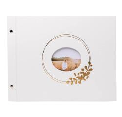 Álbum de fotografías para boda RINGFLOWER 37x29 cm - 160 fotos 40 páginas
