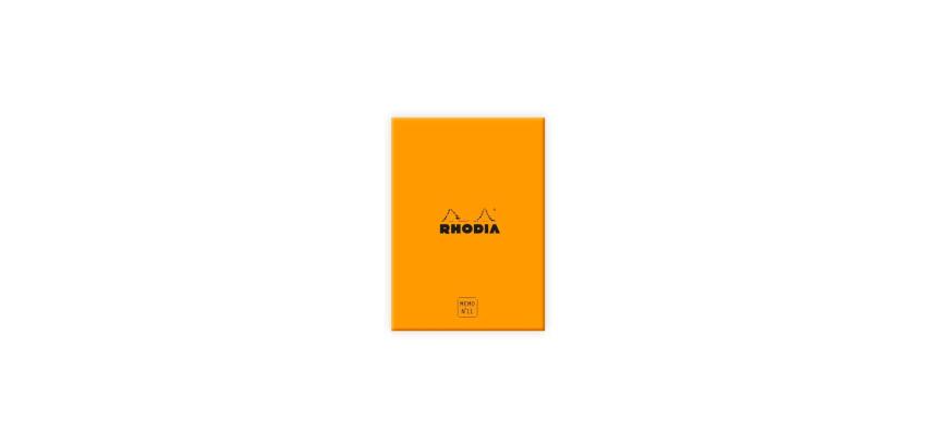 Rhodia Memo Pad box A7 Dotted - Orange|