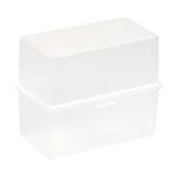 Boîte portative DIN A7 Classic incolore