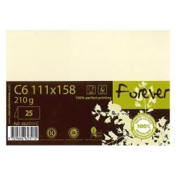 Carte pliée 111x158 FOREVER 210g pqt 25
