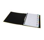 Intercalaires carte lustrée 400g/m2 Aquarel 12 positions - A4 - Couleurs assorties