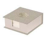 Inspire, Bloc cube, Toile du Marais, 11x11x4cm contenant 300 feuillets unis 9,8x9,8 cm