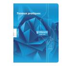 Cahier Travaux Pratiques piqué 7000 17x22 cm 64 pages grands carreaux 70 g + uni 90 g - Assortis
