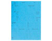 Pack of 25 printed pressboard folders Procedure 25x32cm