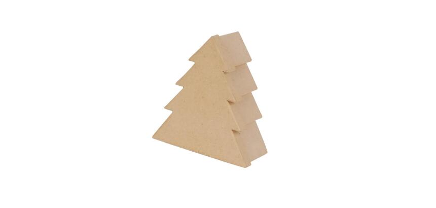 Boîte sapin S 8x18,5x20cm - Kraft