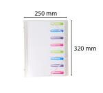 Trieur polypropylène 3 rabats Chromaline 8 compartiments