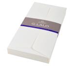 25 enveloppes DL (110x220mm)Vergé doublées adhésives