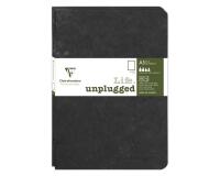 Set de 2 carnets piqués Age Bag A5 96 pages uni - Noir