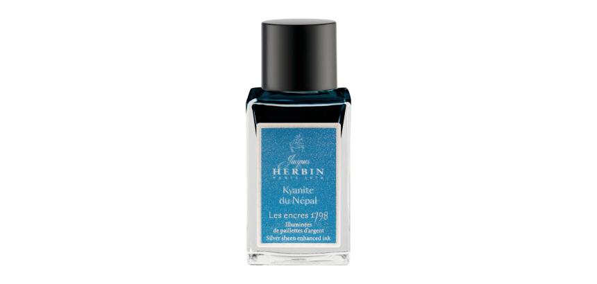 Encre 1798 à paillettes argentées 15ml  - Kyanite du Népal
