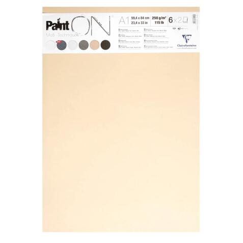 Paint'ON n°6 paquet 12F A1 250g assorti 6x2F - Assortiment