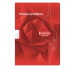 Cahier Travaux Pratiques piqué 7000 A4 144 pages grands carreaux 70 g + uni 90 g - Assortis
