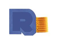 Rhodiarama porte-stylo autoadhésif 4x3 cm pour blocs carnets et agendas - Saphir